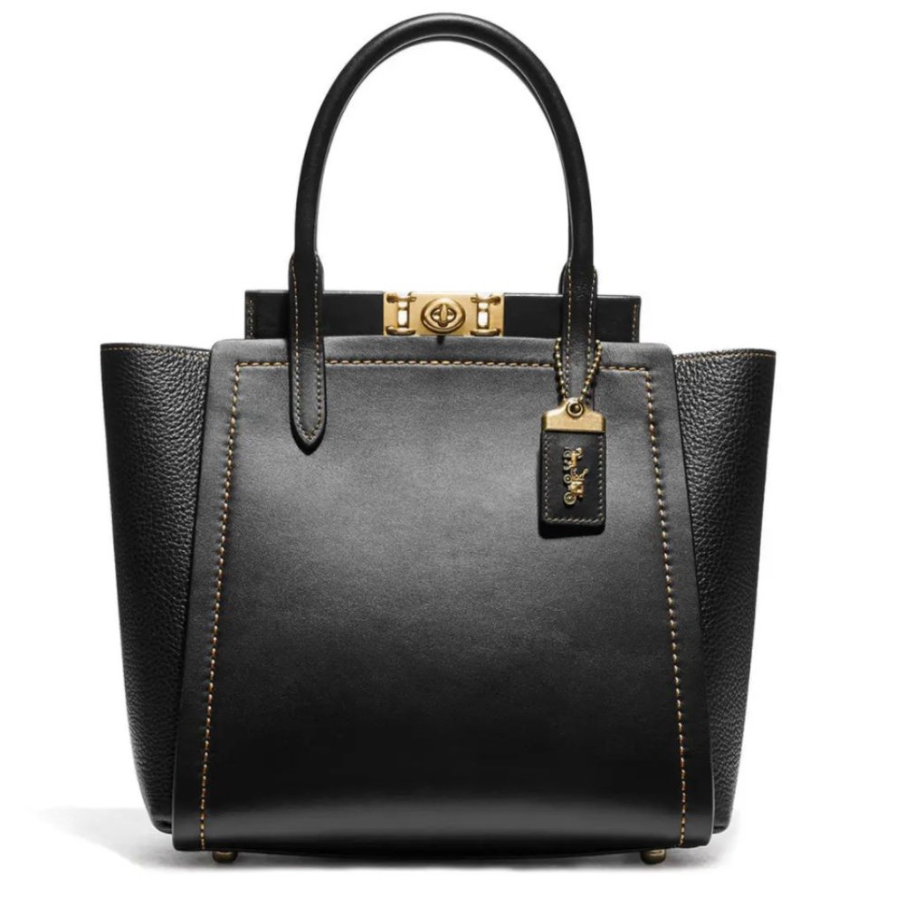 Coach Black Leather Handbag